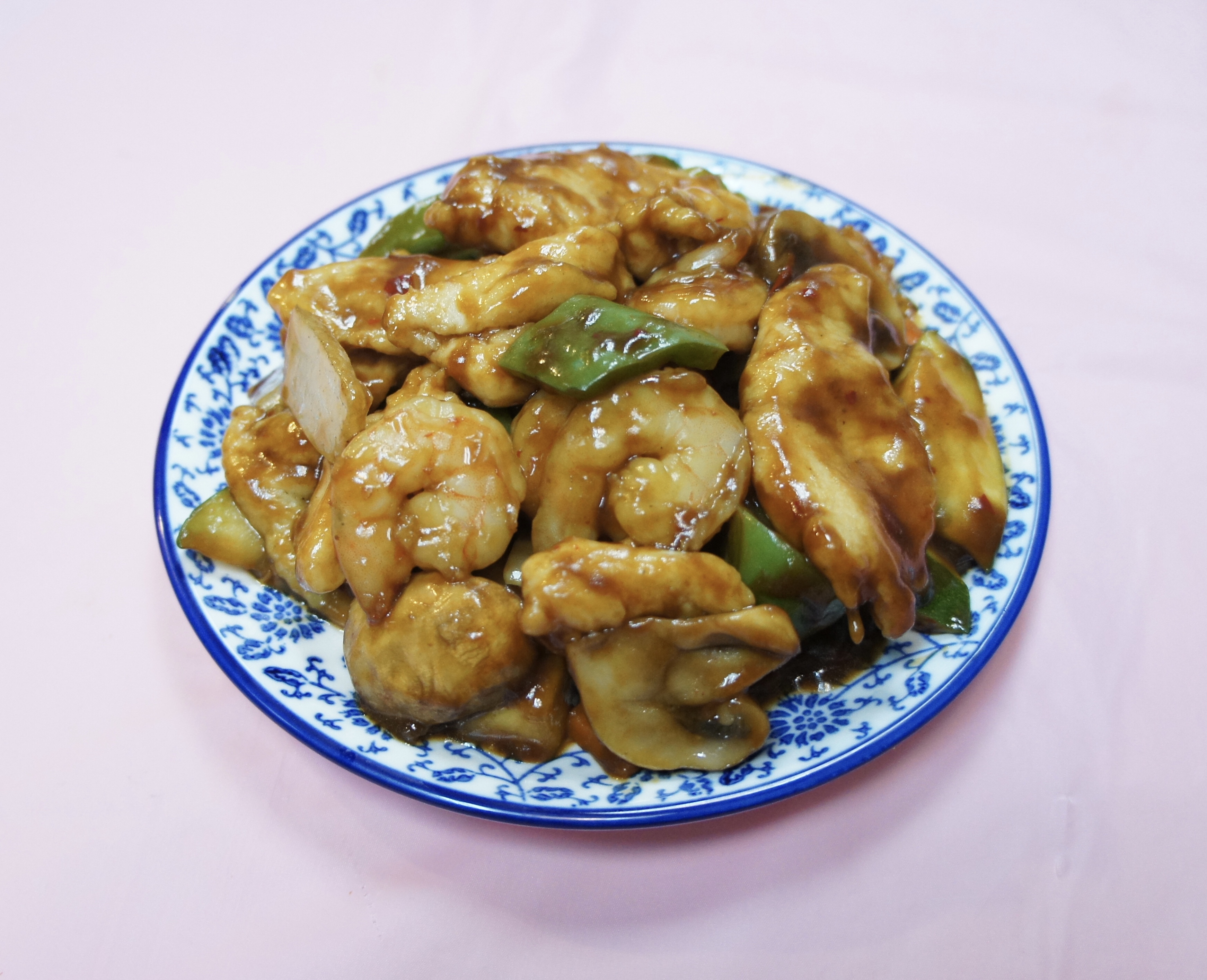 Order Chicken and Shrimp in Brown Sauce ((LG) food online from Zhengs China Express store, Randallstown on bringmethat.com