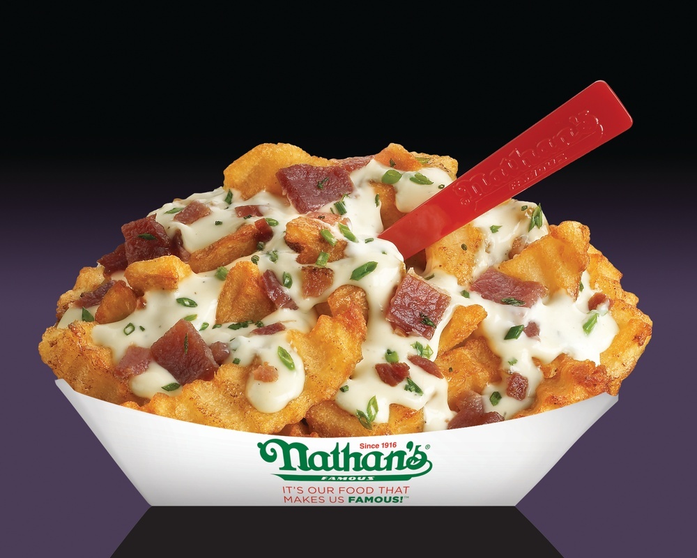 Order Bacon Ranch Fries food online from Nathan's Famous store, Lancaster on bringmethat.com