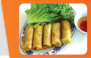 Order 18. Egg Roll food online from Pho Ha 888 store, Valencia on bringmethat.com