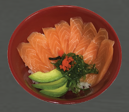 Order Salmon Donburi food online from Sushi Kyo store, Salem on bringmethat.com