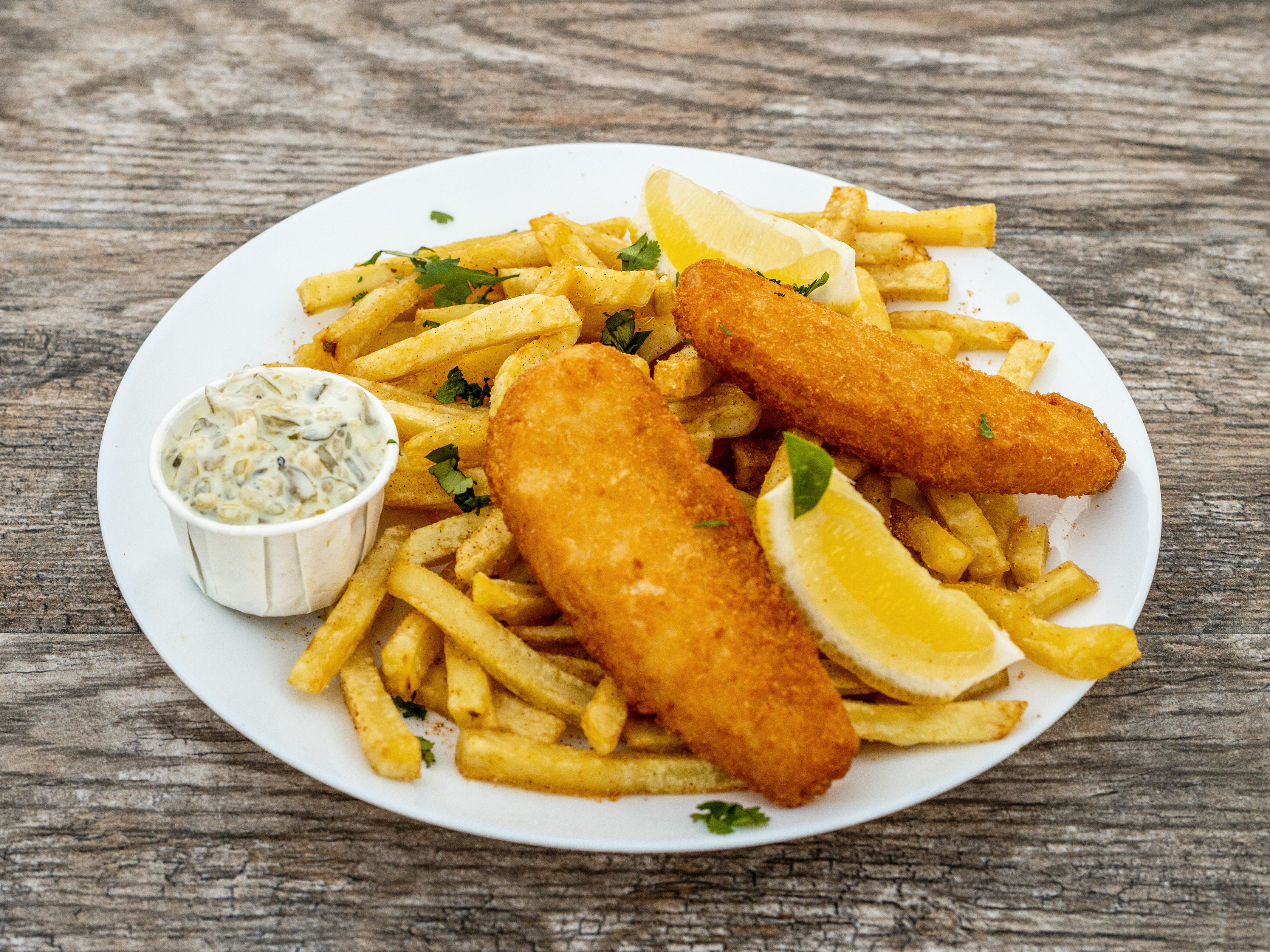 Order Fish & Chips food online from Seaside Grill store, Los Angeles on bringmethat.com