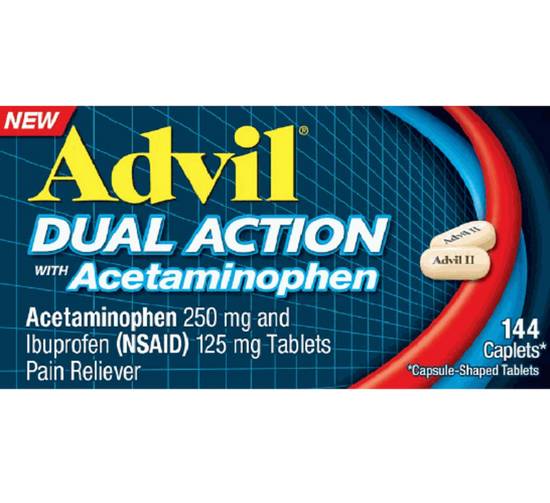 Order Advil Dual Action food online from IV Deli Mart store, Goleta on bringmethat.com
