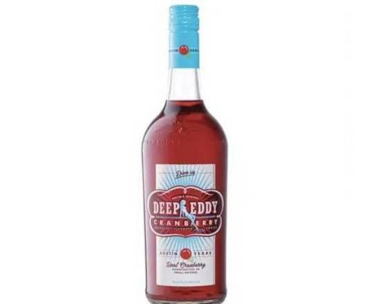 Order Deep Eddy Cranberry, 750mL vodka (35.0% ABV) food online from Cold Spring Liquor store, Liberty Hill on bringmethat.com
