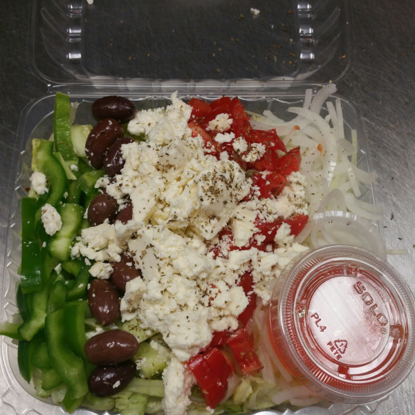 Order Greek Salad food online from Vicki's Cold Cuts store, Eddystone on bringmethat.com