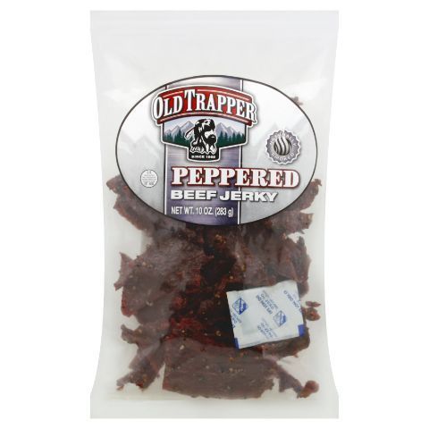 Order Old Trapper Peppered Beef Jerky 10oz food online from 7-Eleven store, Solon on bringmethat.com