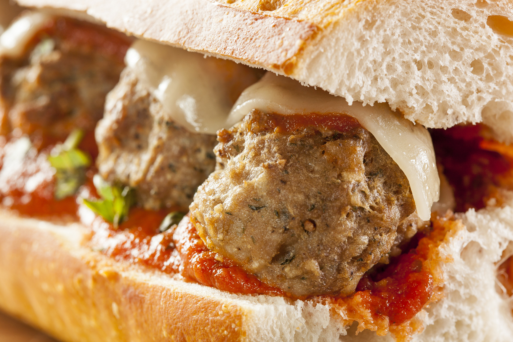Order Meatball with Cheese Sandwich food online from Mario And Franks Ii store, Bordentown on bringmethat.com