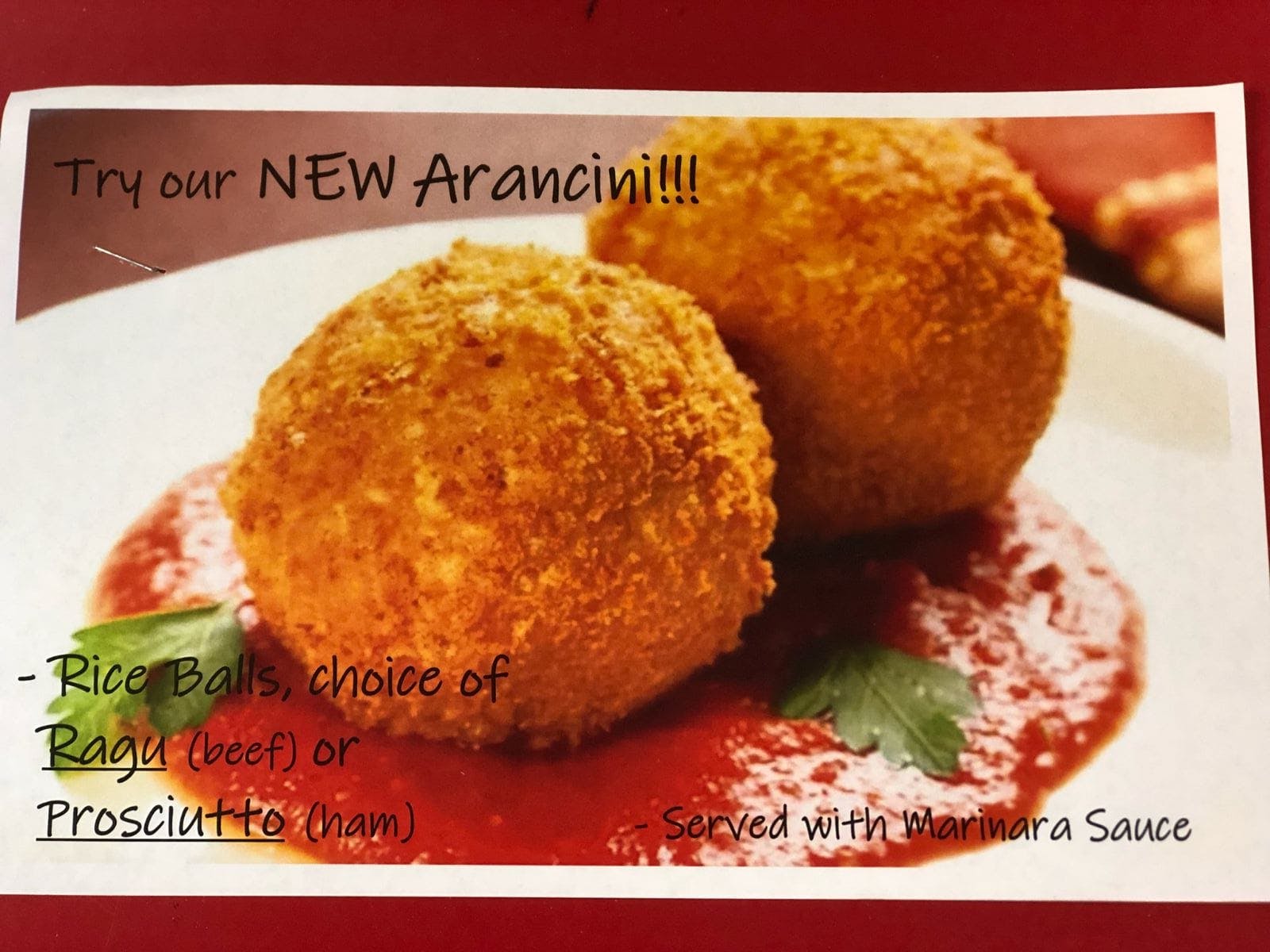 Order Beef Rice Ball - Appetizers food online from Genoa Pizza store, Sugar Grove on bringmethat.com