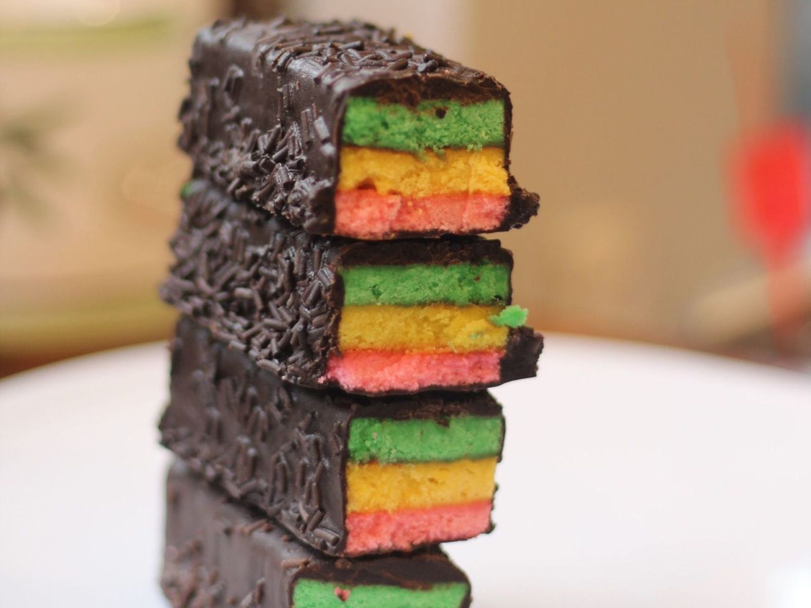 Order Rainbow Cookie food online from Alessio’s Cafe | Gelato | Pizza store, Hoboken on bringmethat.com