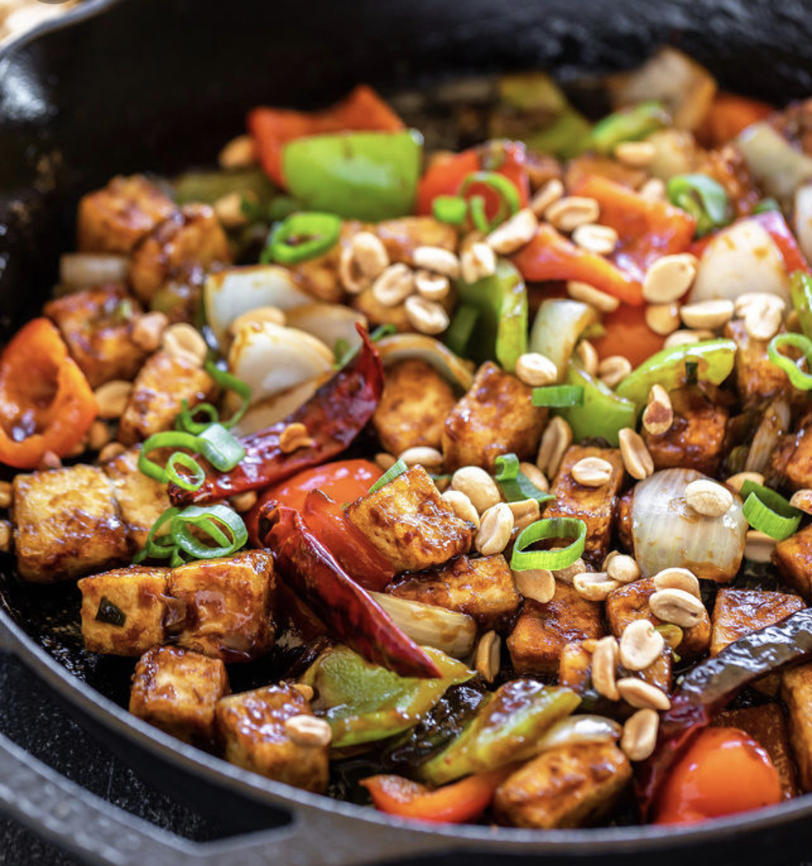 Order Kung Pao Tofu food online from Moon China Bistro store, Chandler on bringmethat.com