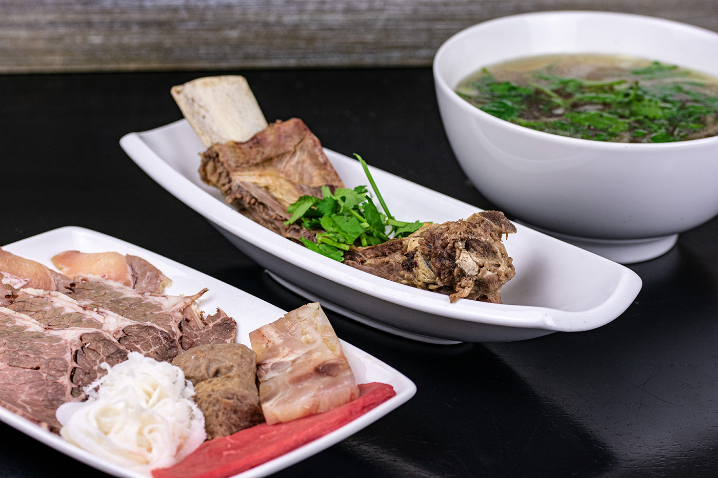 Order 1. Combination with Beef Rib Pho food online from Kv Noodle store, San Jose on bringmethat.com