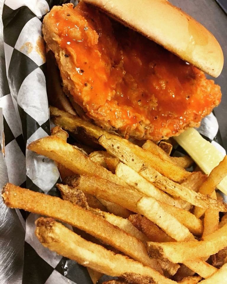 Order Buffalo Chicken Sandwich food online from Ranch House Burgers II store, Mission on bringmethat.com