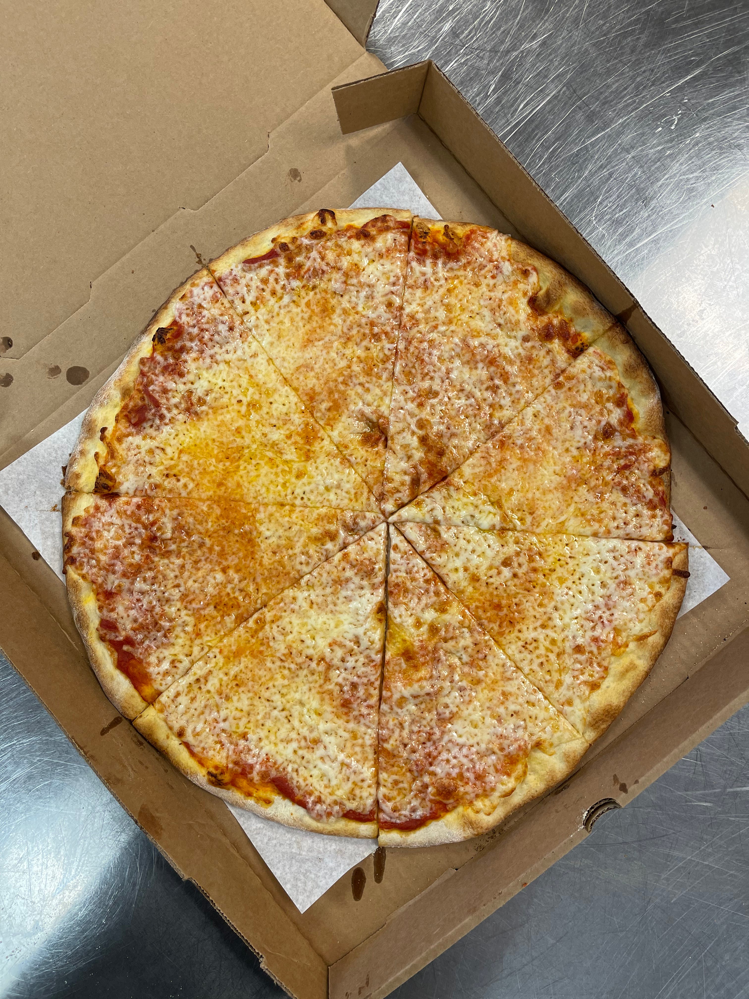 Order New York Style Cheese Pizza - Medium 10'' food online from Dolce To-Go store, Lake Havasu City on bringmethat.com