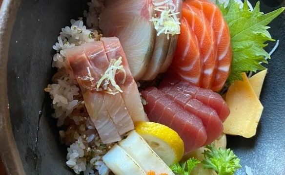 Order Chirashi Dinner Combo food online from W Tao Sushi/Wasabi Tao store, Des Moines on bringmethat.com