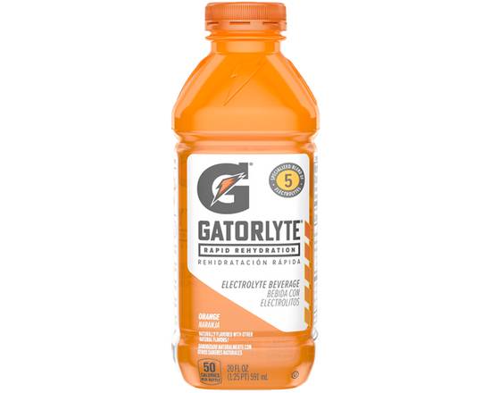 Order Gatorlyte Orange 20oz food online from Chevron store, Desert Hot Springs on bringmethat.com