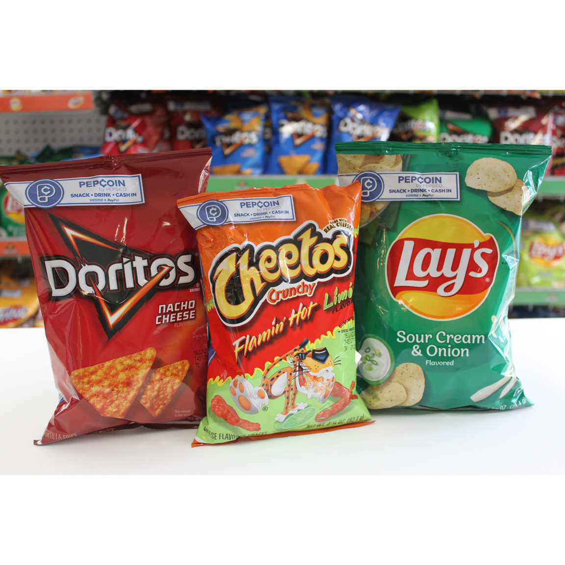 Order Chips - Regular Size food online from Arco Snack-Mart store, Lake Elsinore on bringmethat.com