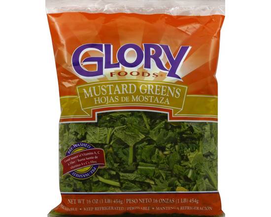 Order Glory Foods · Mustard Greens (16 oz) food online from Safeway store, Herndon on bringmethat.com