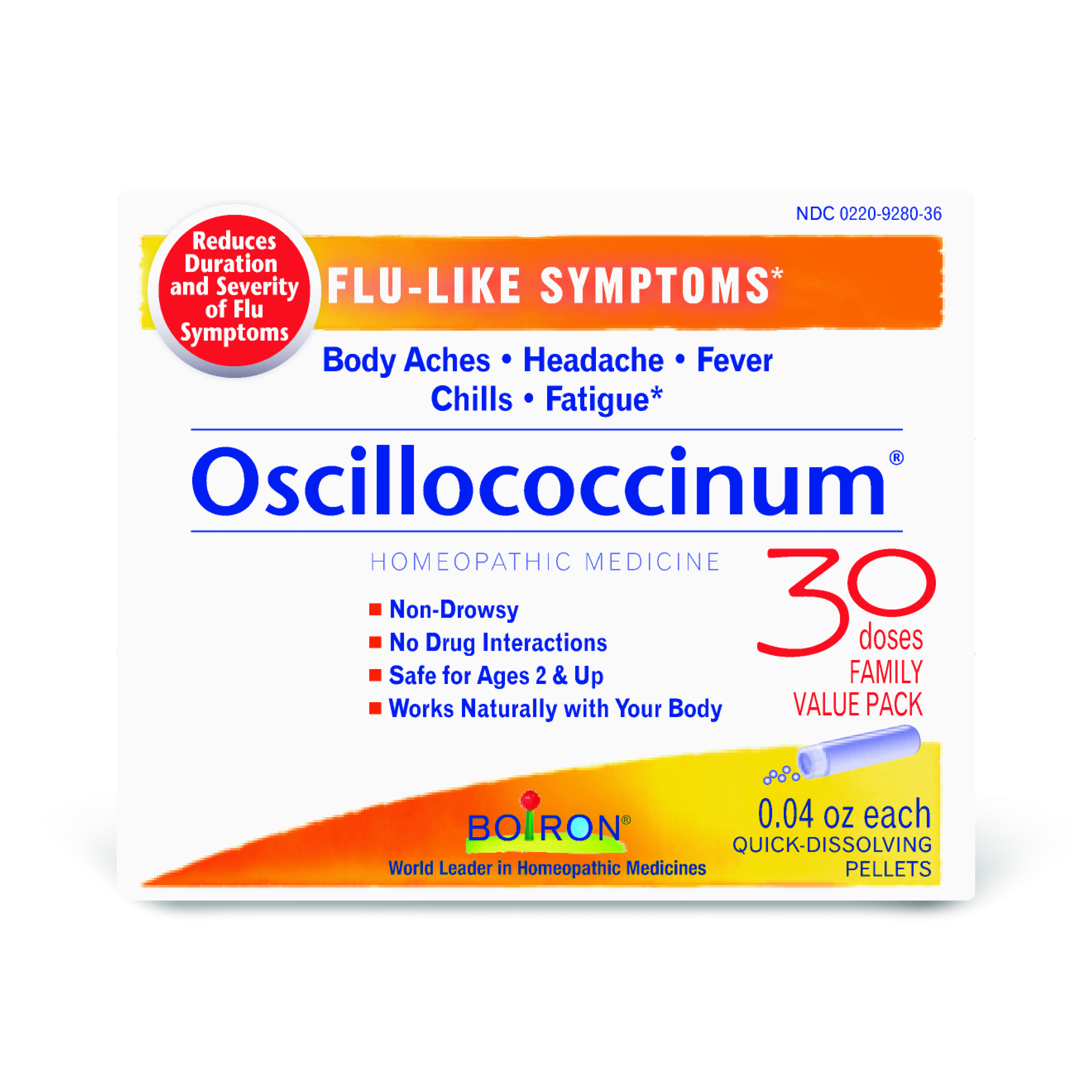 Order Boiron Oscillococcinum Flu Symptom Relief Quick-Dissolving Pellets - 30 ct food online from Rite Aid store, Cathedral City on bringmethat.com