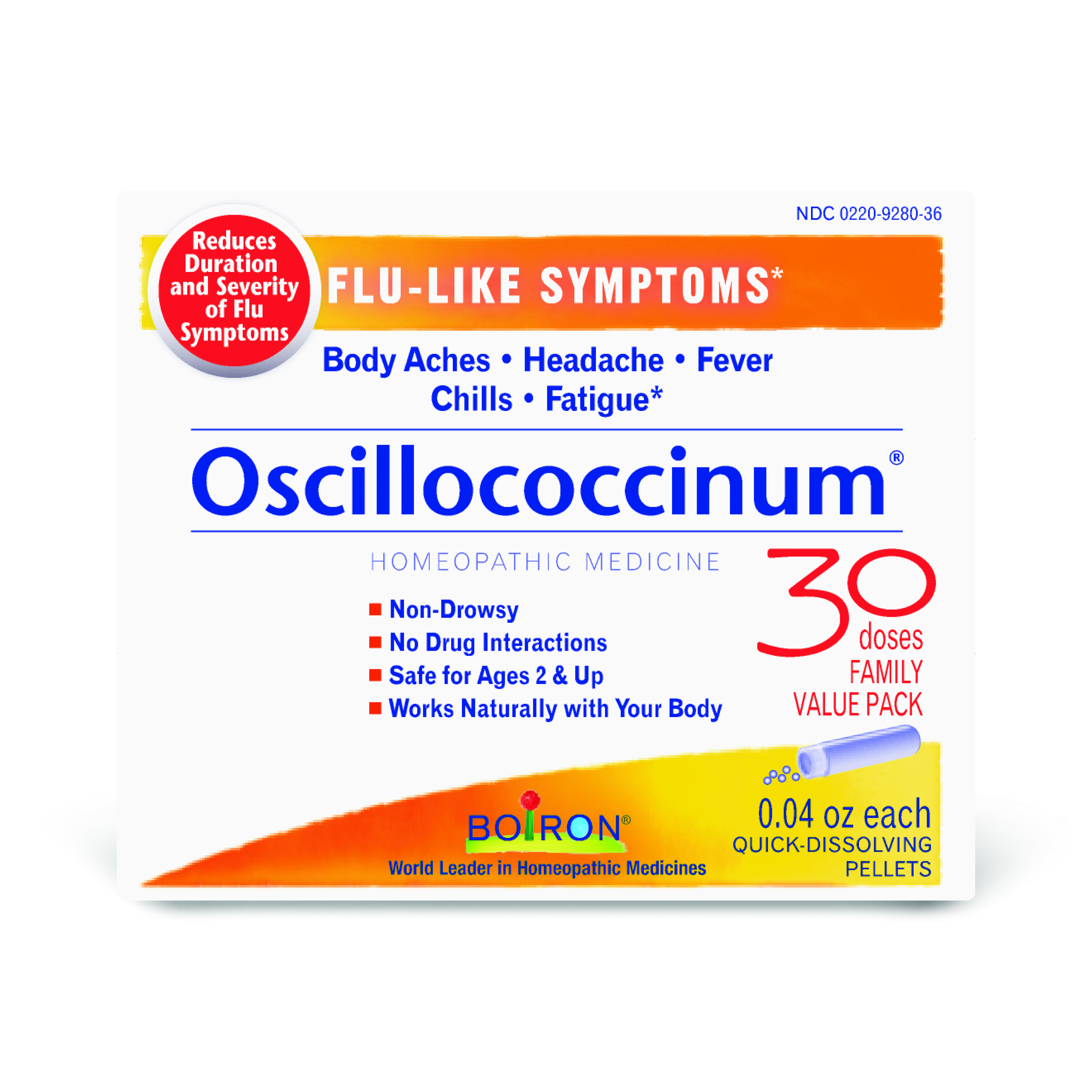 Order Boiron Oscillococcinum Flu Symptom Relief Quick-Dissolving Pellets - 30 ct food online from Bartell store, Edmonds on bringmethat.com