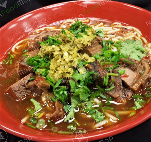 Order Taiwan Beef Noodle food online from Tangled Noodles store, Milwaukee on bringmethat.com