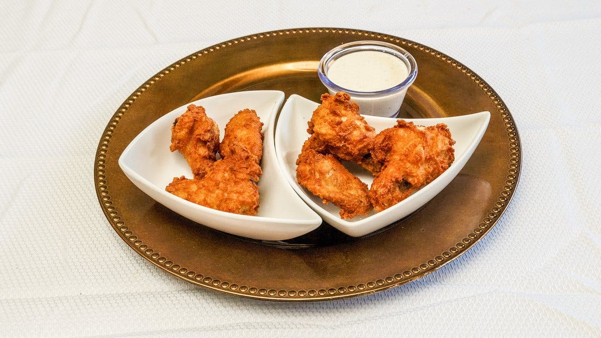 Order Spicy Breaded Wings - 6 Pieces food online from Pizza Pronto store, Pittsburgh on bringmethat.com