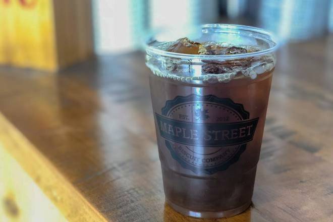 Order Iced Coffee food online from Maple Street Biscuit Company store, San Antonio on bringmethat.com