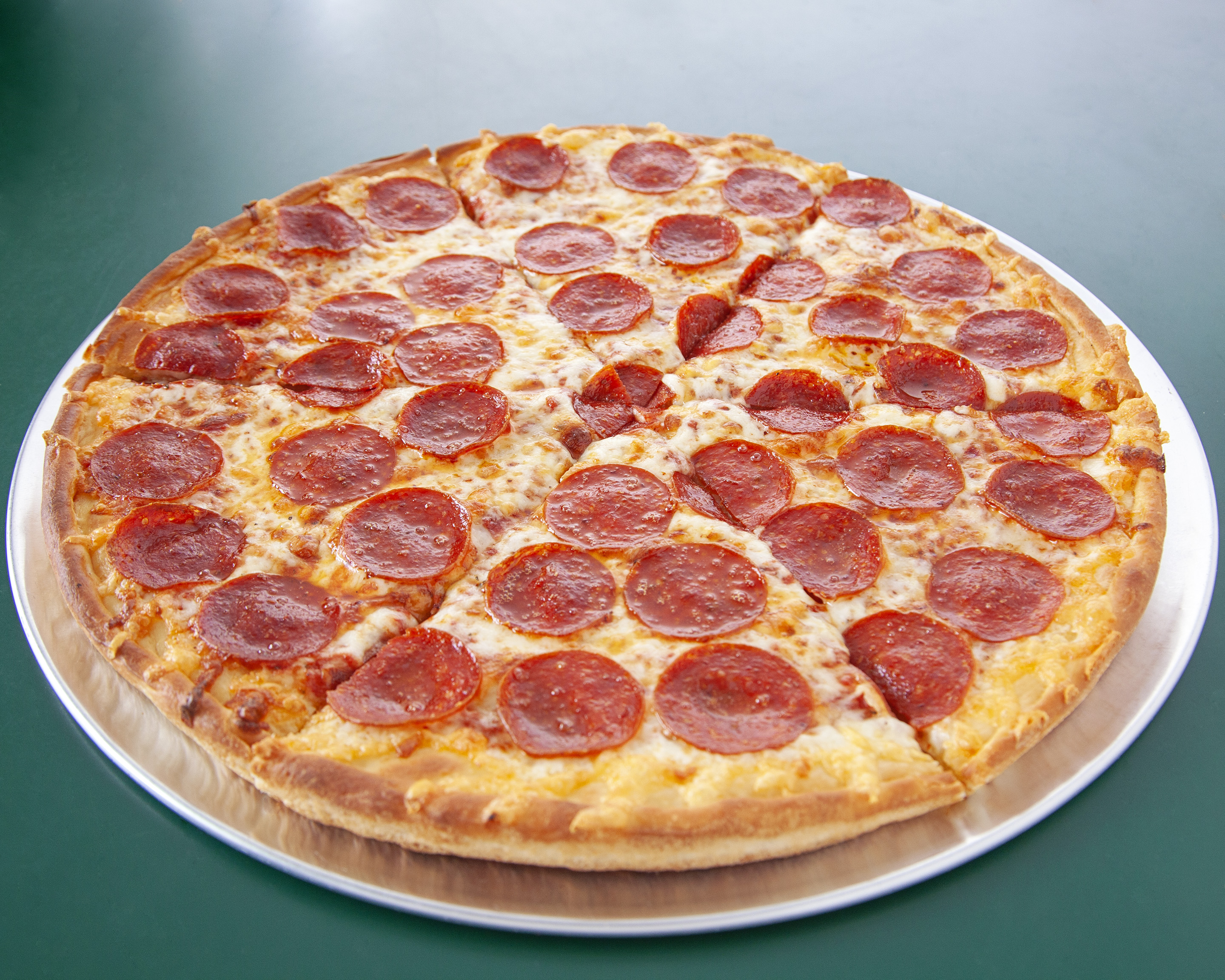Order Small Pizza with 1 Topping food online from Nick Pizza store, Quincy on bringmethat.com