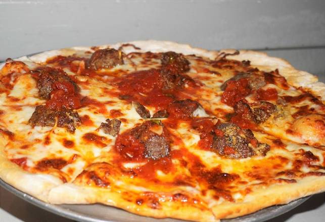 Order Meatball Pizza food online from Hasta La Pasta store, Katy on bringmethat.com