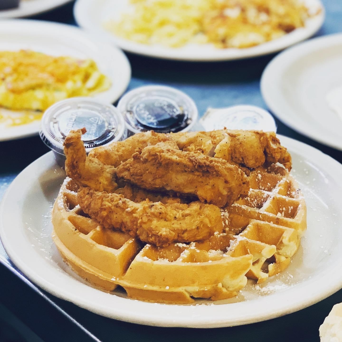 Order Chicken & Waffle food online from Mama Daughters' Diner store, Plano on bringmethat.com