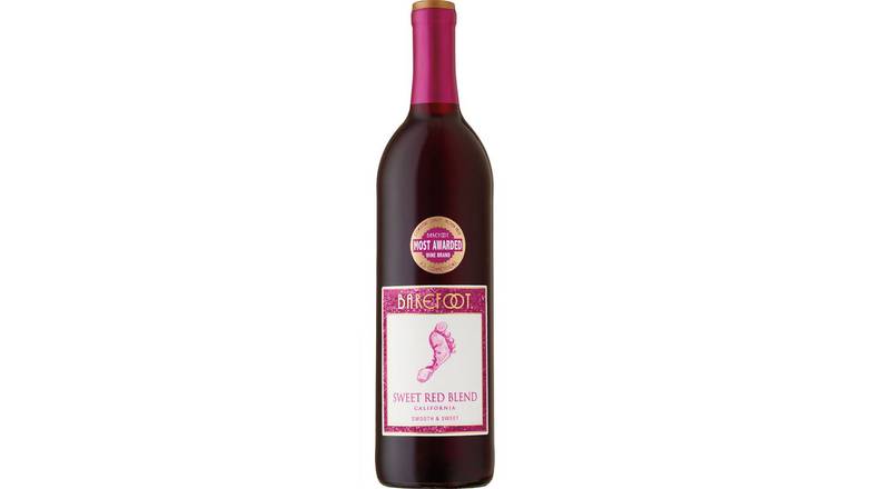 Order Barefoot Sweet Red Blend food online from Waldi Discount Liquor store, Ansonia on bringmethat.com