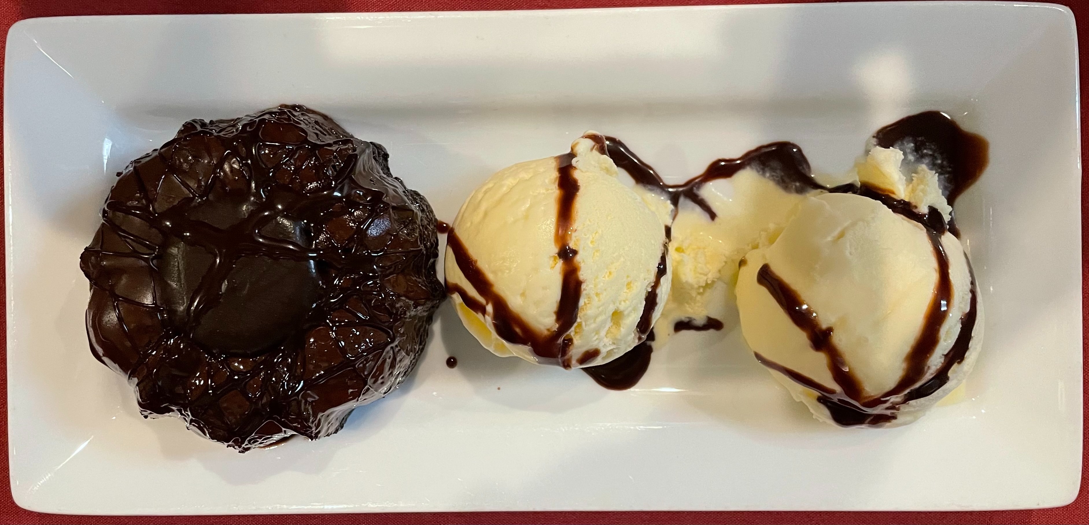 Order Chocolate Molten Cake food online from Little India Restaurant store, Lakewood on bringmethat.com