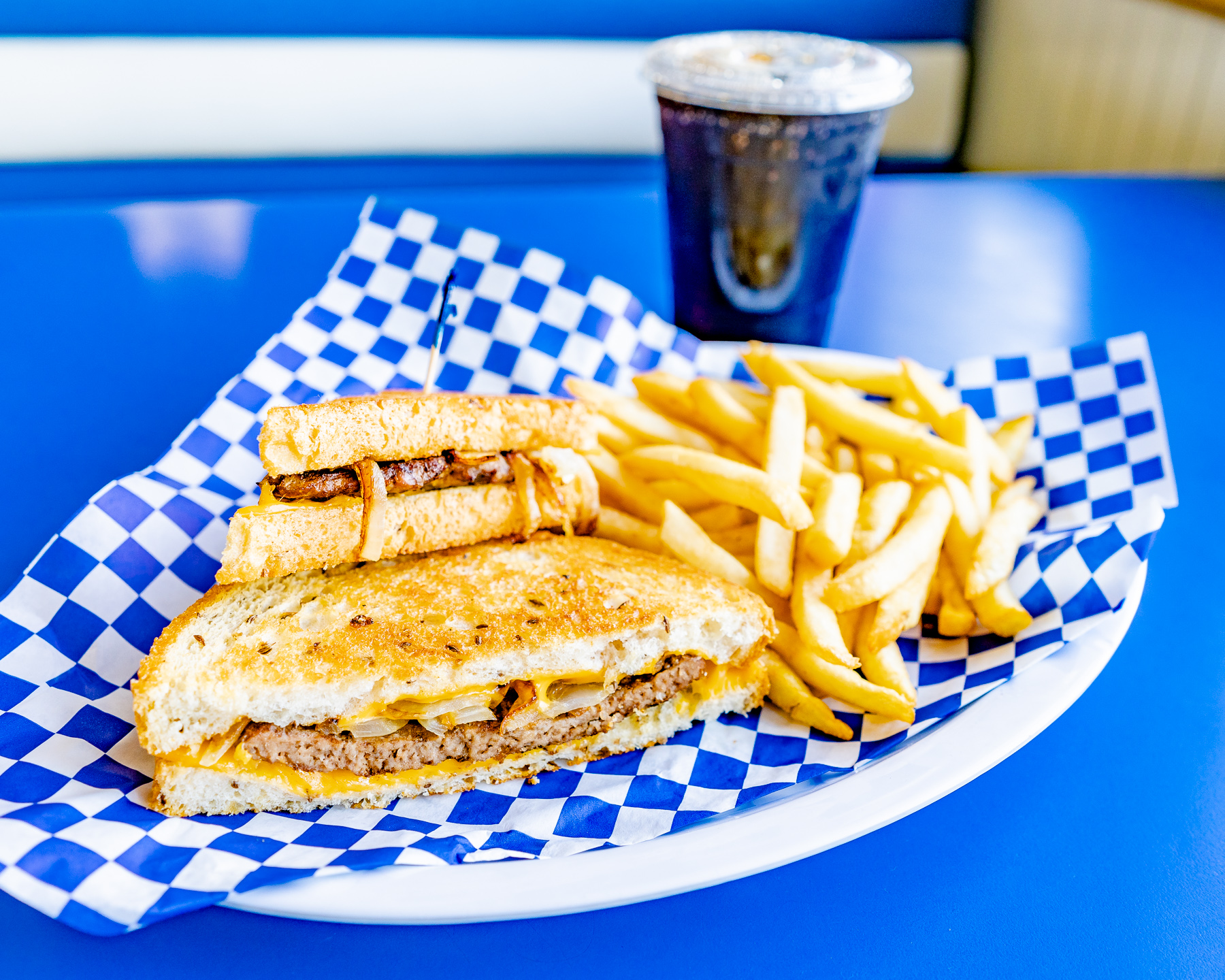 Order Patty Melt Combo food online from Gus Jr store, Los Angeles on bringmethat.com