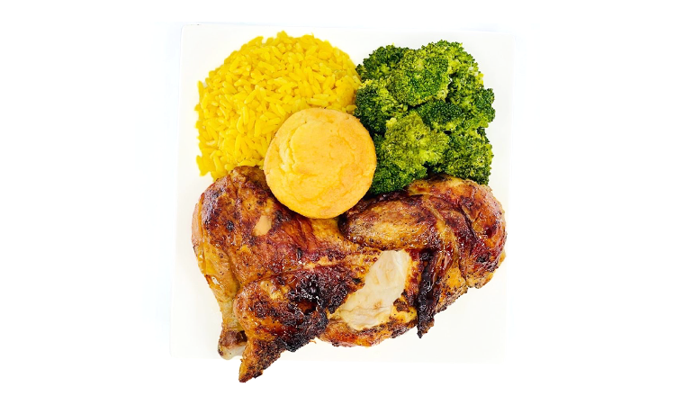 Order 1/2 Chicken Roasted Meal food online from La Rosa Chicken & Grill store, Berkeley Heights on bringmethat.com