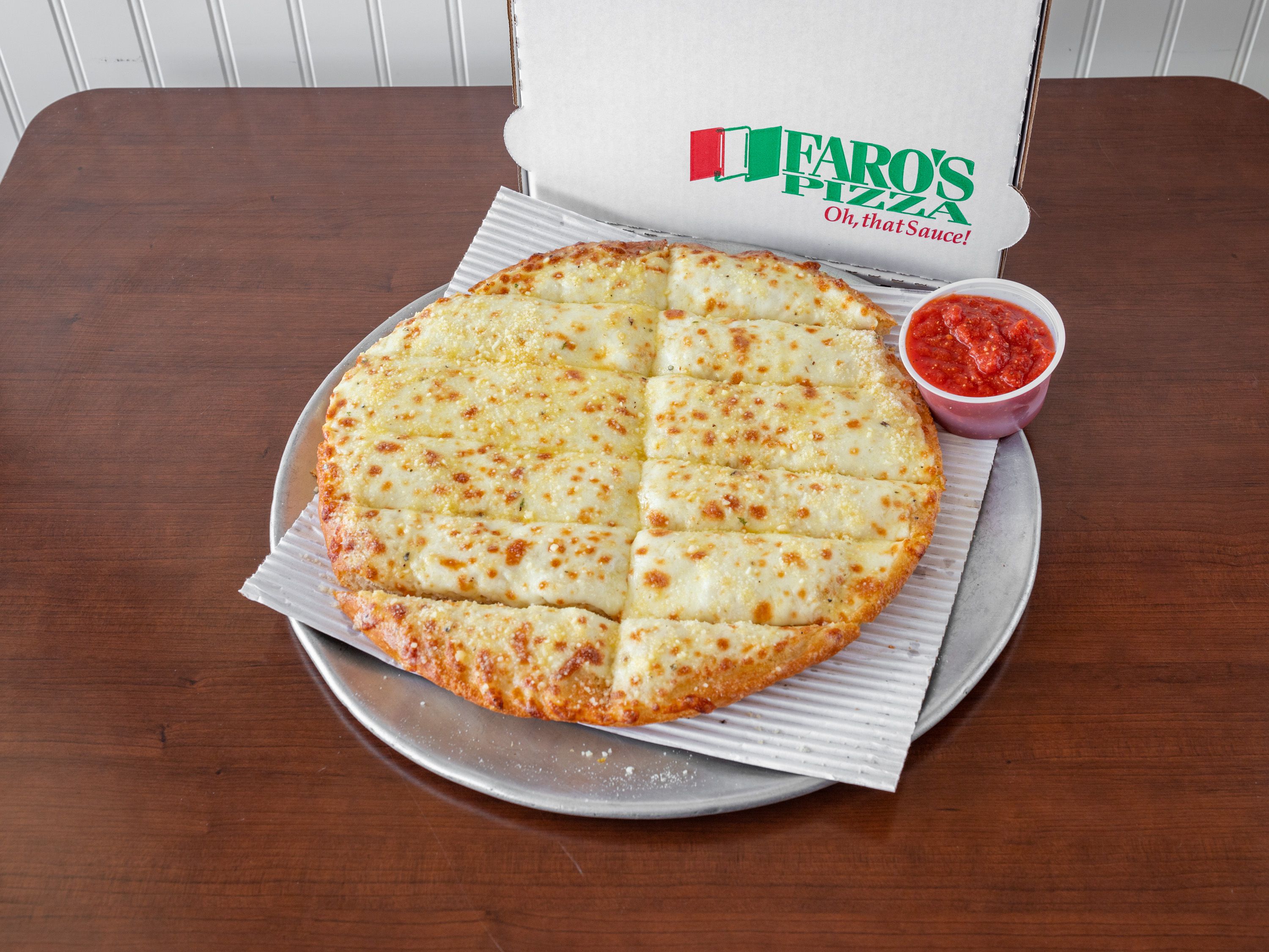 Order Chicago Style Cheese Sticks and Sauce food online from Faro's Italian Pizza store, Grand Rapids on bringmethat.com