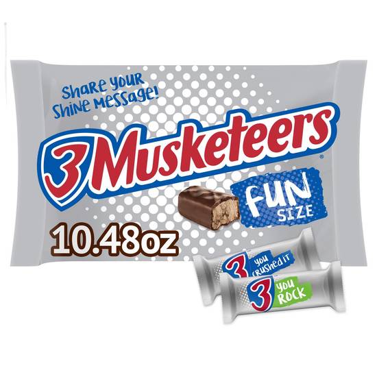 Order 3 Musketeers, Fun Size Chocolate Candy Bars, 10.48 Oz food online from Cvs store, CONCORD on bringmethat.com