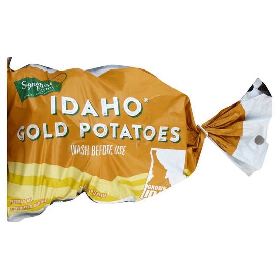 Order Signature Farms · Idaho Gold Potatoes (5 lb) food online from Safeway store, Dixon on bringmethat.com