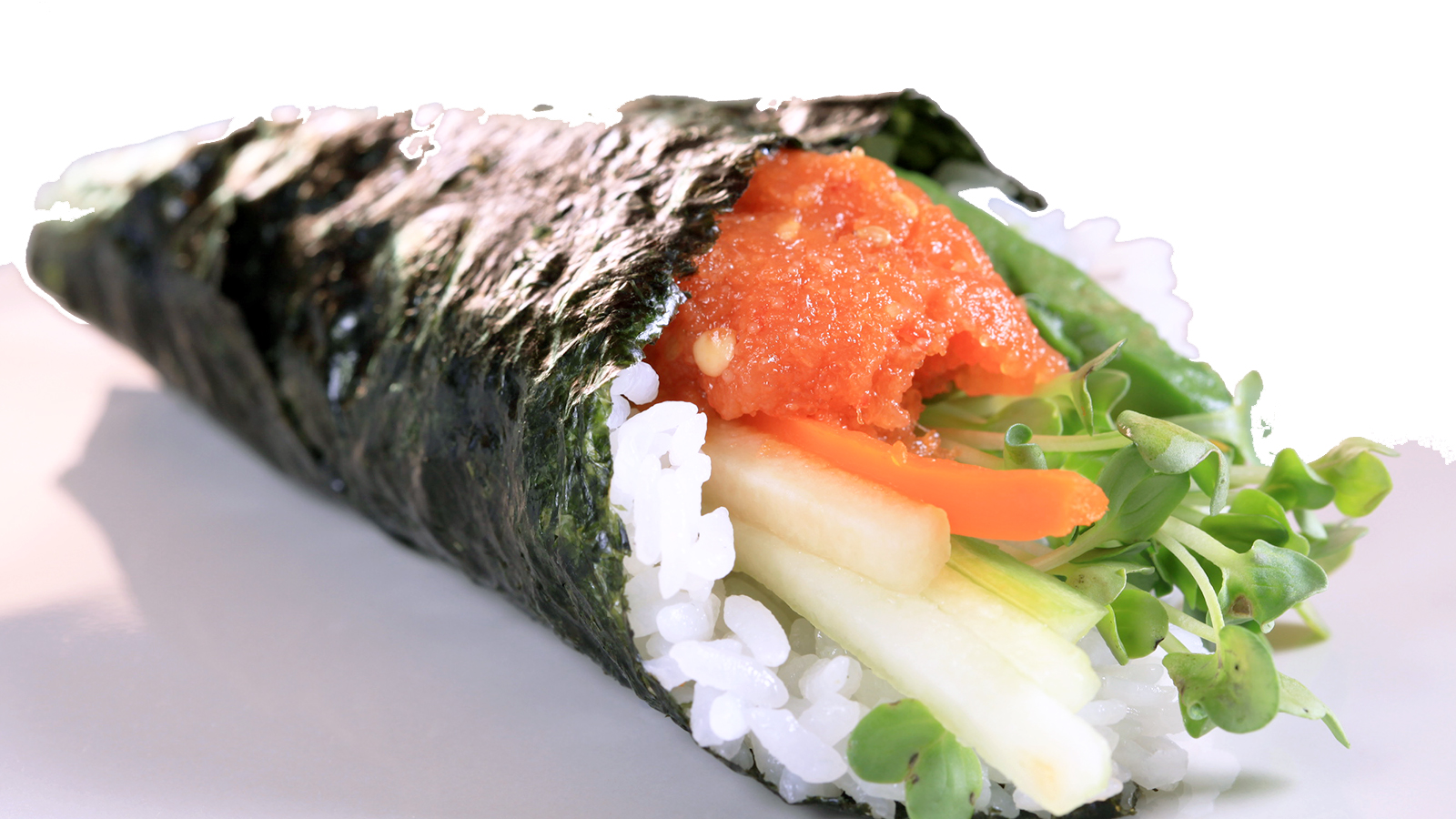 Order 1 Hand Roll - a la carte food online from SanSai Japanese Grill - Woodland Hills store, Woodland Hills on bringmethat.com