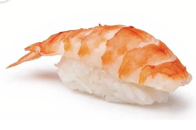 Order Shrimp (Ebi) Sushi (2 pcs) food online from Fuji Japanese Restaurant store, Greensboro on bringmethat.com