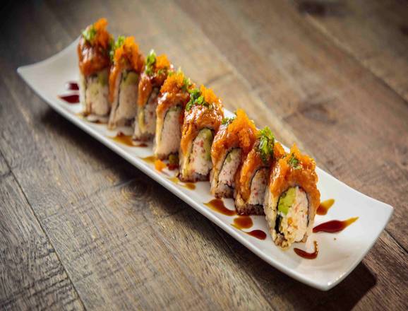 Order Baked Spicy Salmon Roll food online from Hikari Sushi store, Los Angeles on bringmethat.com
