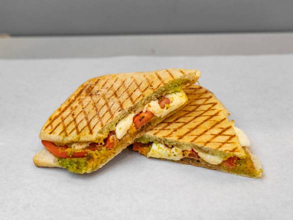 Order Roma Grilled Hot Panini food online from Perfectos Caffe store, North Andover on bringmethat.com