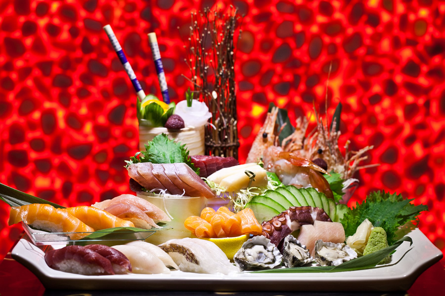 Order Chef's Sushi and Sashimi Deluxe food online from Fushimi - Staten Island store, Staten Island on bringmethat.com