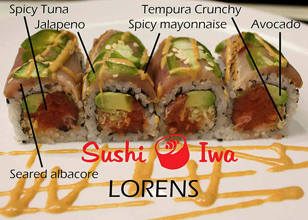 Order LORENS food online from Sushi Iwa store, Apex on bringmethat.com