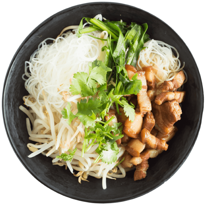 Order 10. Braised Pork Rice Noodles food online from Ten Ren Tea Time store, Walnut on bringmethat.com
