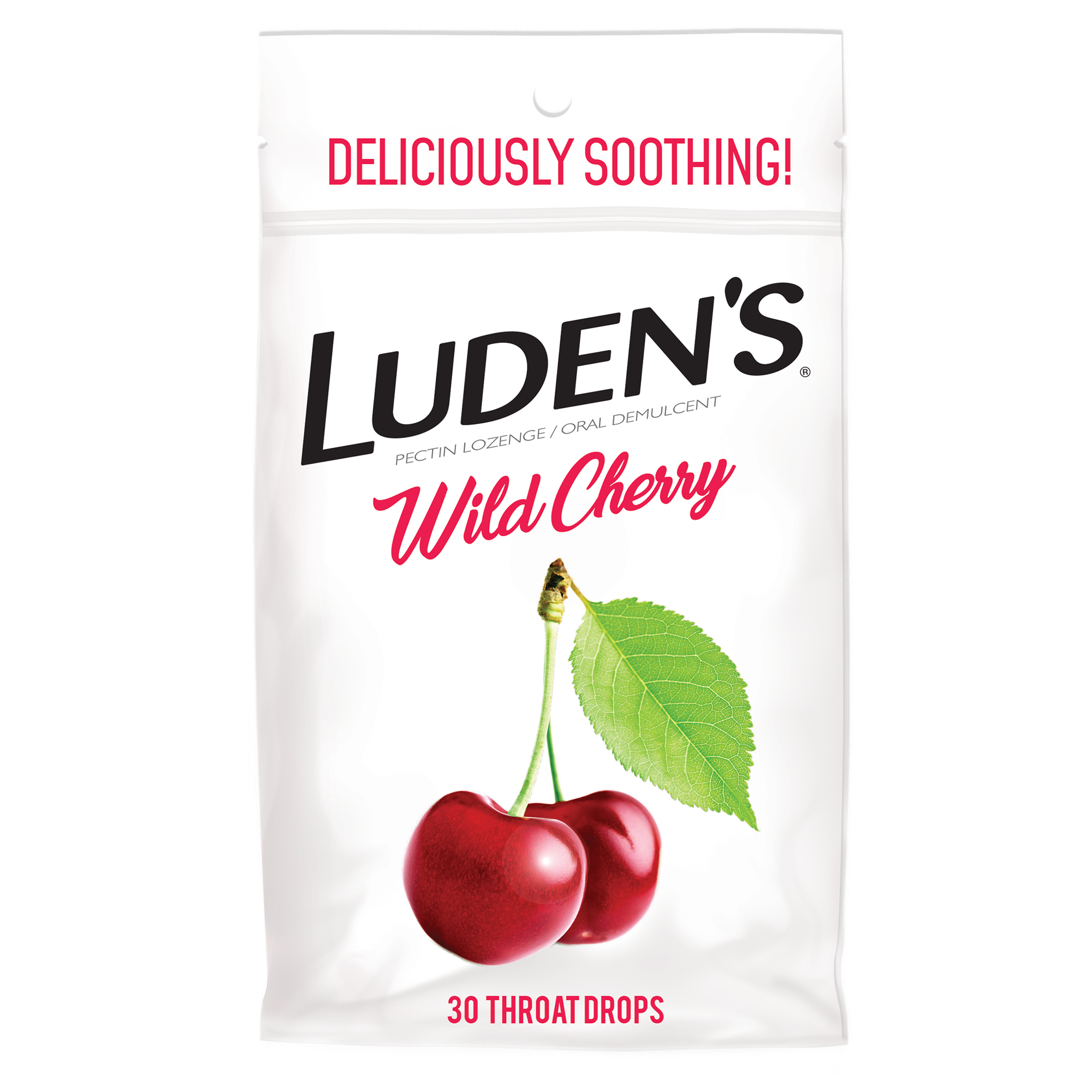 Order Luden's Deliciously Soothing Throat Drops, Wild Cherry - 30 ct food online from Rite Aid store, REEDLEY on bringmethat.com