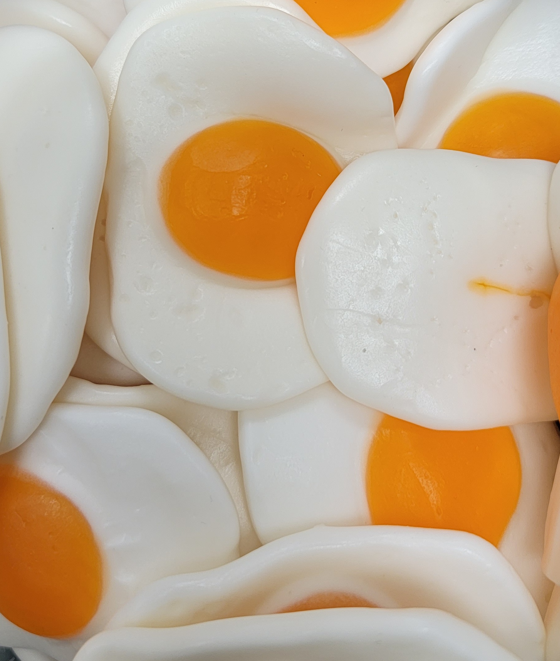 Order Giant Gummi Fried Eggs food online from Naper Nuts & Sweets store, Naperville on bringmethat.com