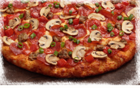 Order Italian Garlic Supreme Pizza food online from Round Table Pizza store, Poway on bringmethat.com