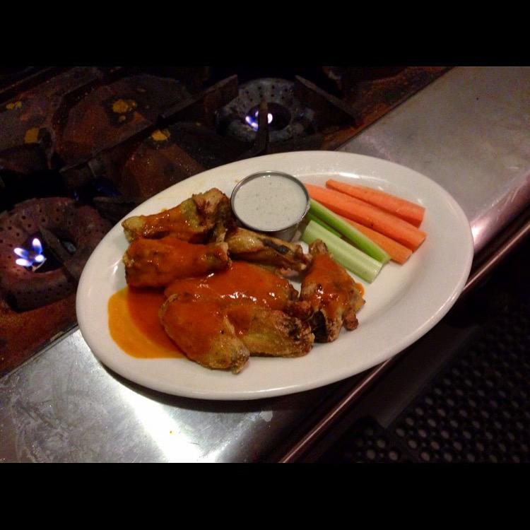 Order 1/2 Doz Buffalo Wings food online from Pizza Place On Noriega store, San Francisco on bringmethat.com