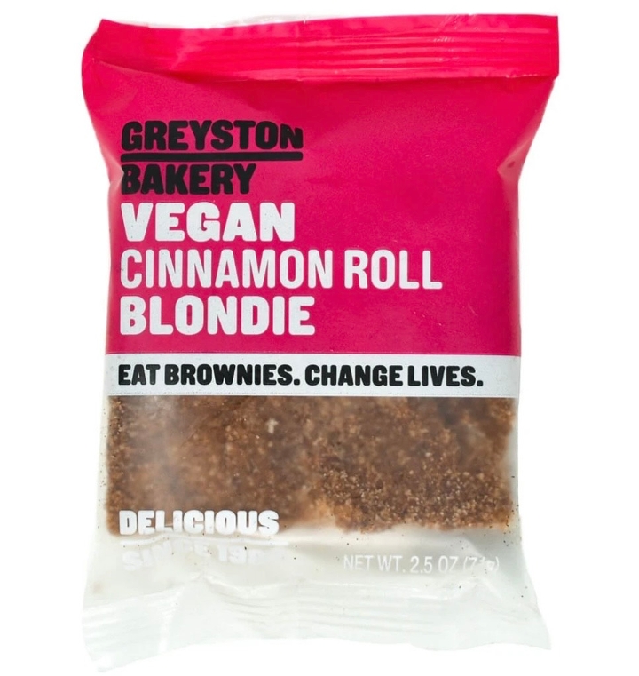 Order Vegan Cinnamon Blondie Brownie food online from Greens And Grains store, Galloway on bringmethat.com