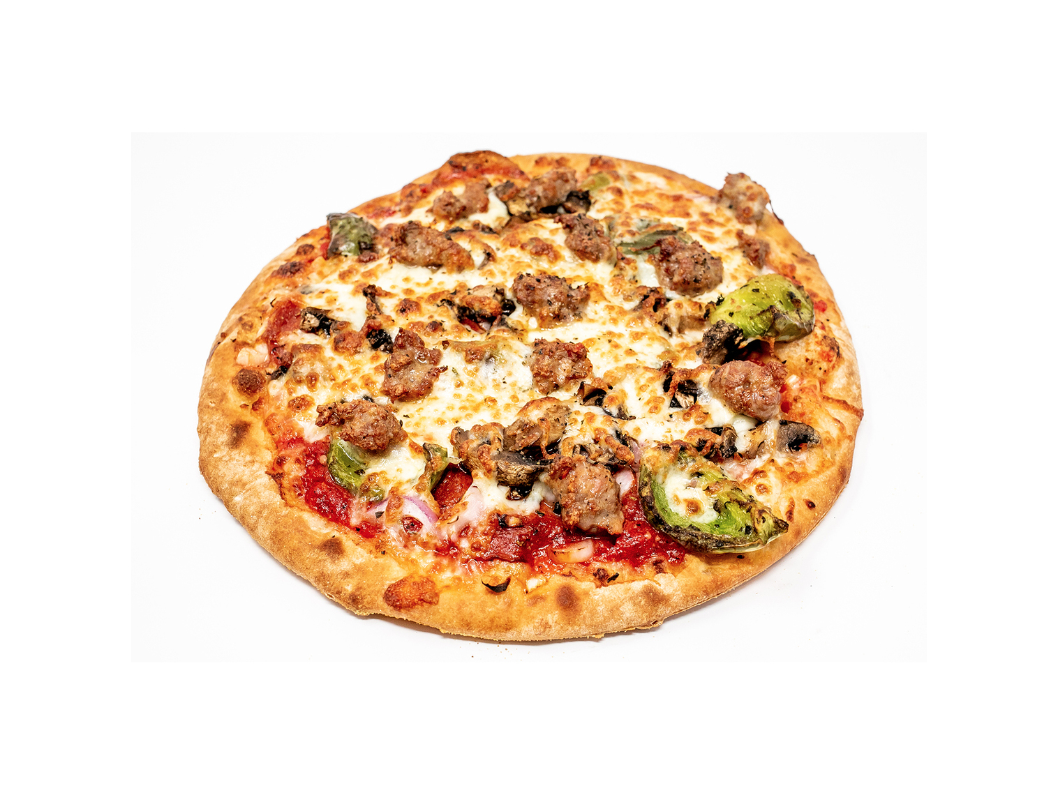 Order Supremo Hand Rolled Pizza food online from Buona store, Mount Prospect on bringmethat.com
