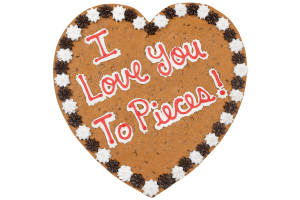 Order I Love You To Pieces Cookie Cake food online from American Deli on Broad St. store, Athens on bringmethat.com