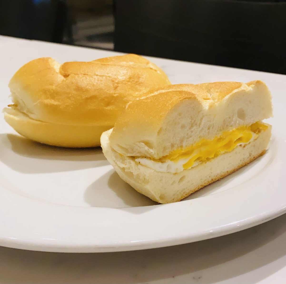 Order Fried Egg and Cheese Breakfast Sandwich food online from Rye Ridge Deli store, Westport on bringmethat.com